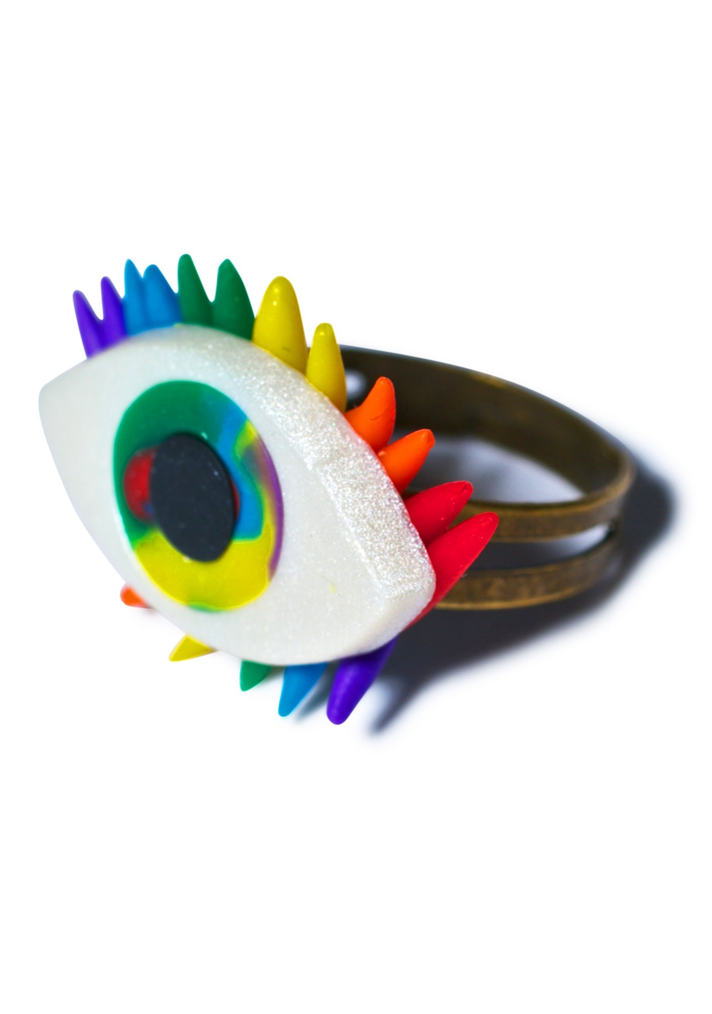 All Eyez On U Rainbow Ring