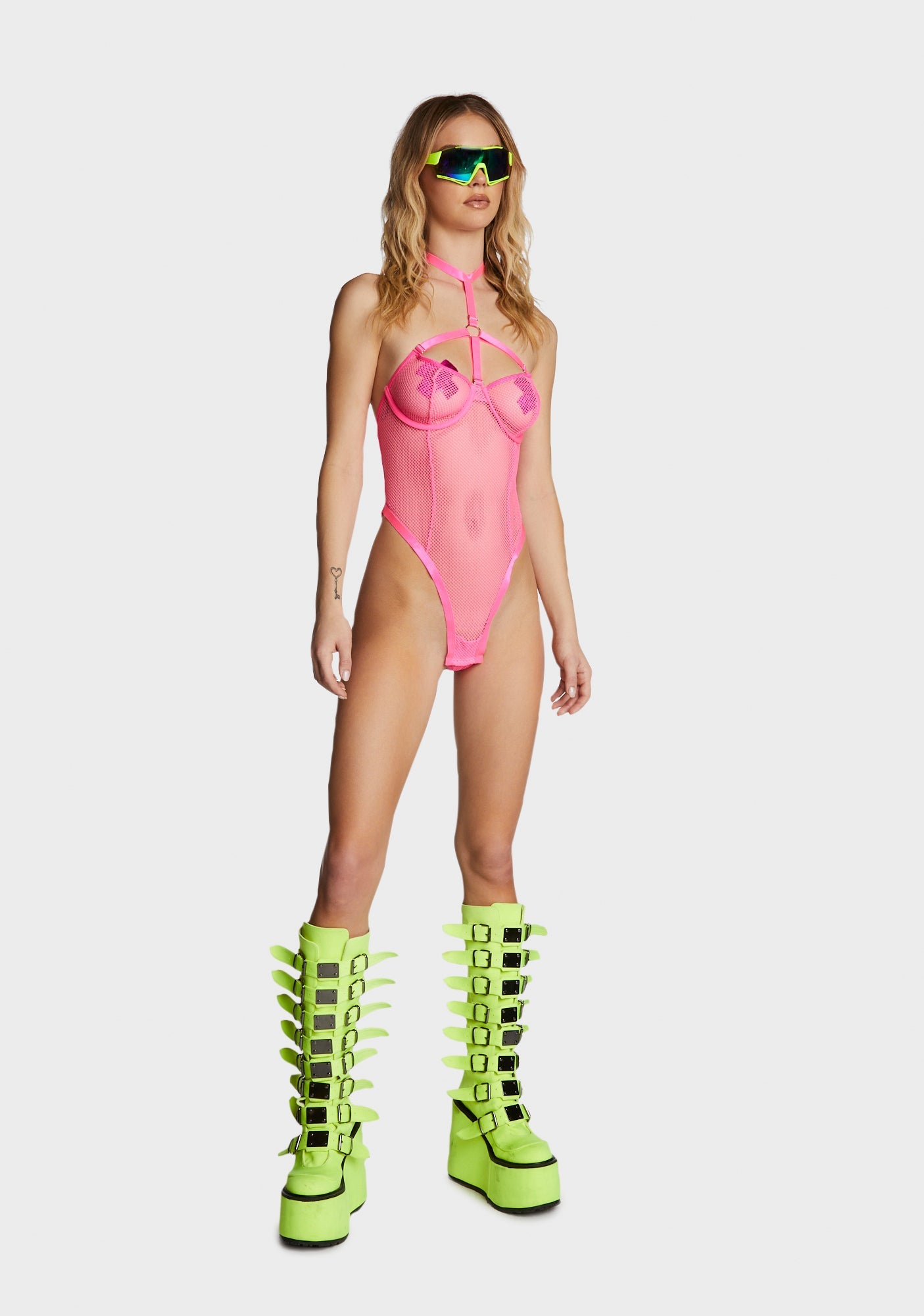 All Night Fishnet Bodysuit