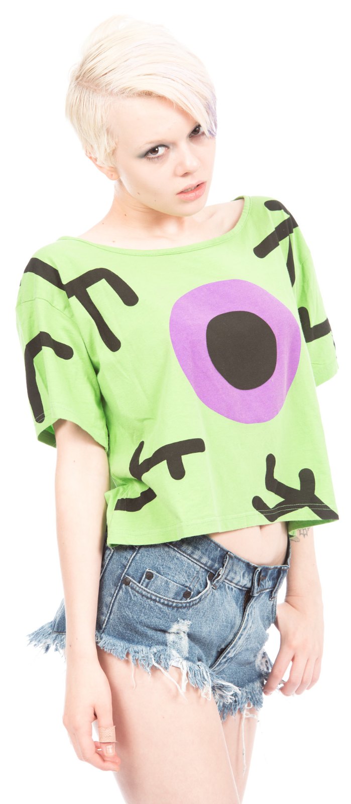 Alien Eye Crop Tee