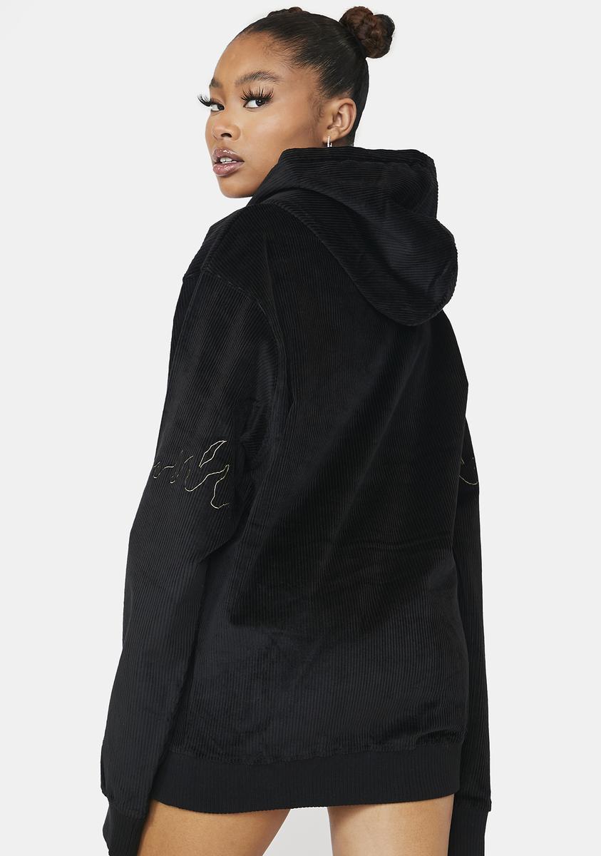 Aged Rum Corduroy Hoodie
