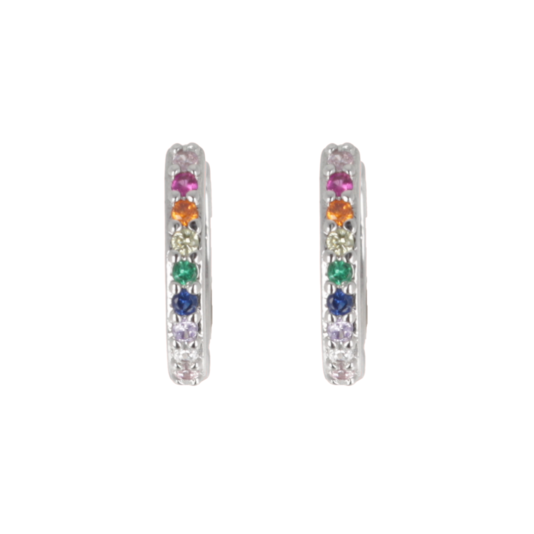 Infinity Huggie Hoop Earrings