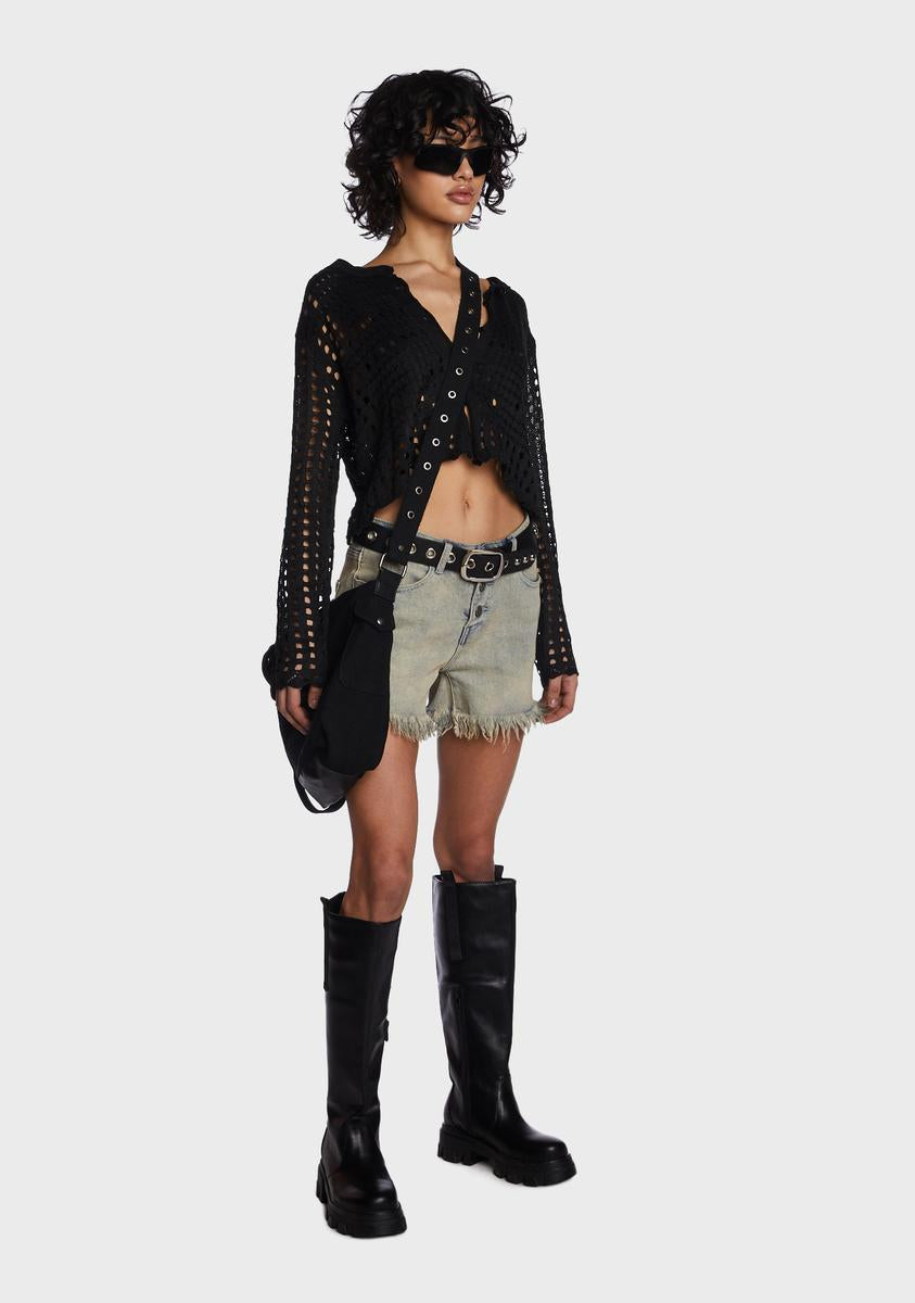 All That Aware Cropped Cardigan