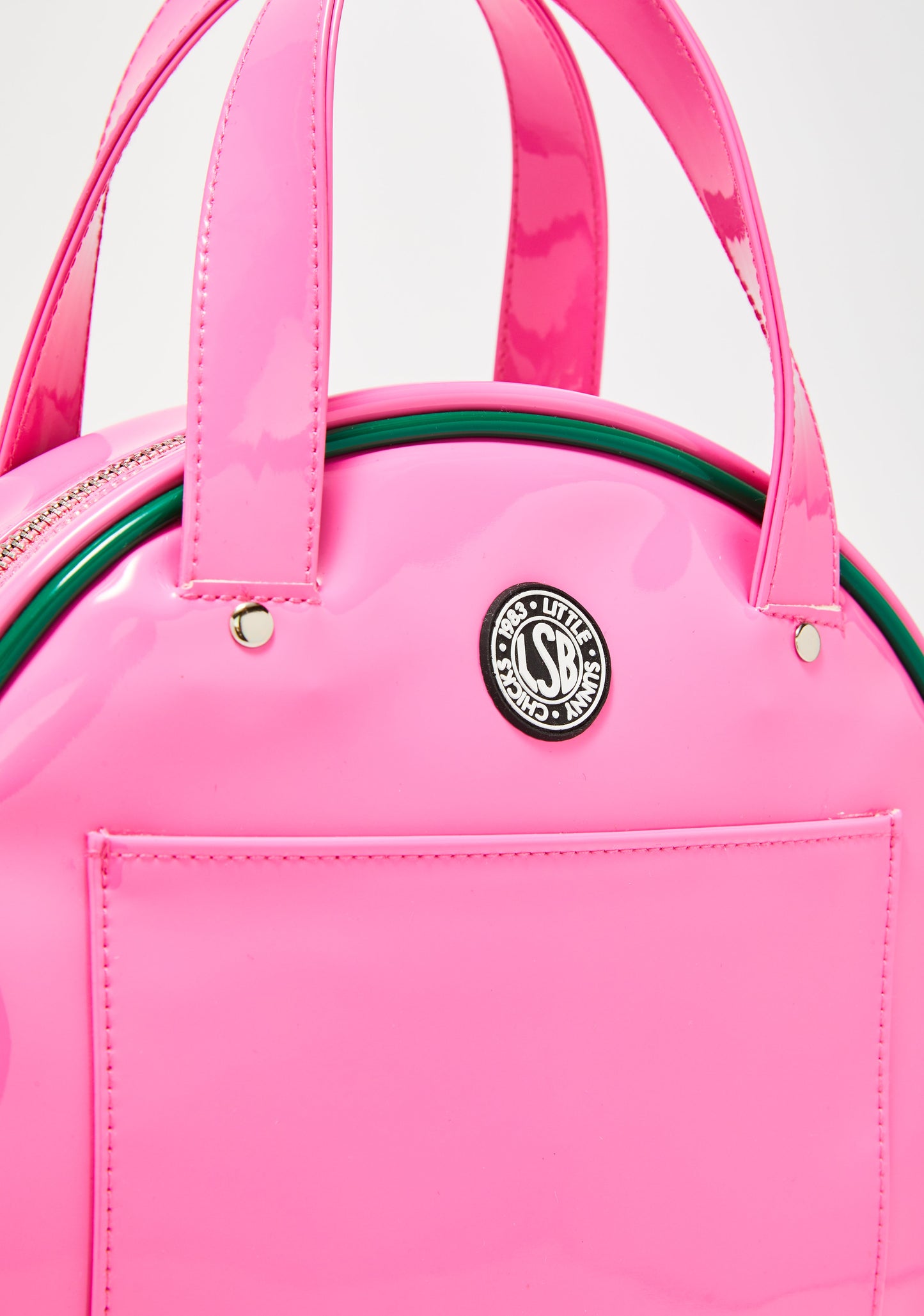 101 Enamel Circle Bag