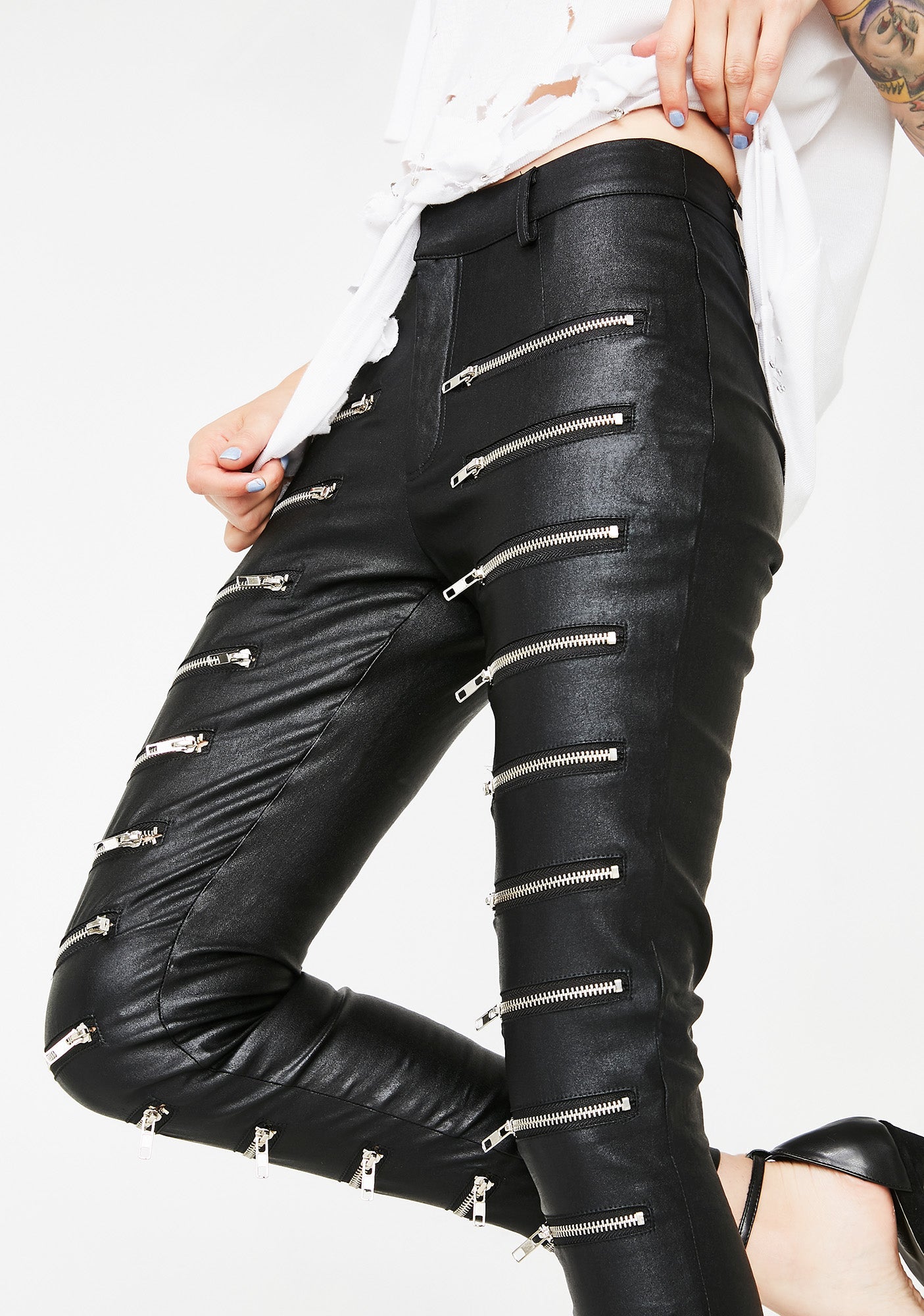 All Talk Zip Pants