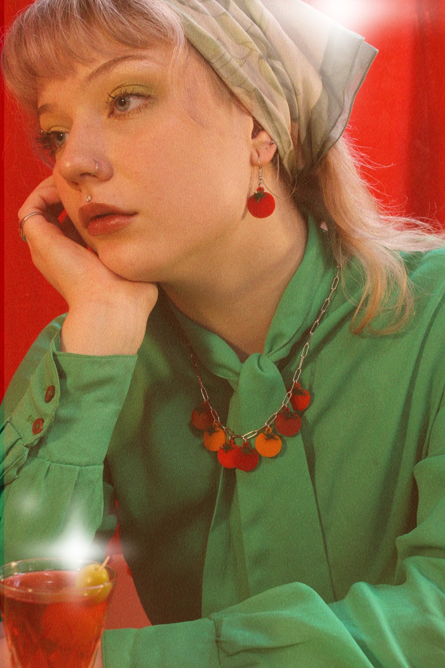 It's A Fruit Tomato Earrings