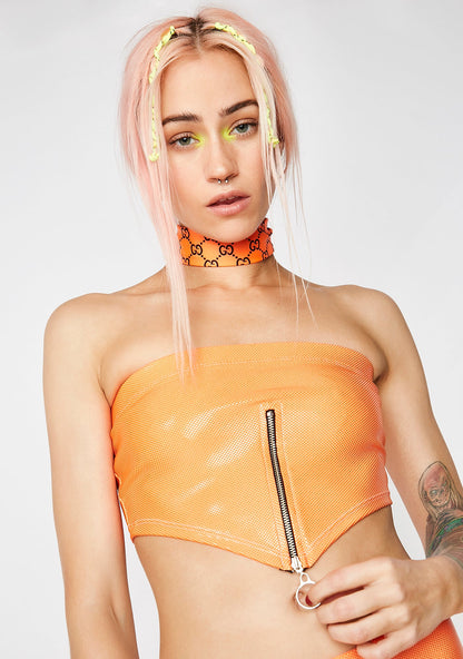 Agent Orange Tube Top