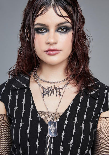 Acting Out Layered Necklace