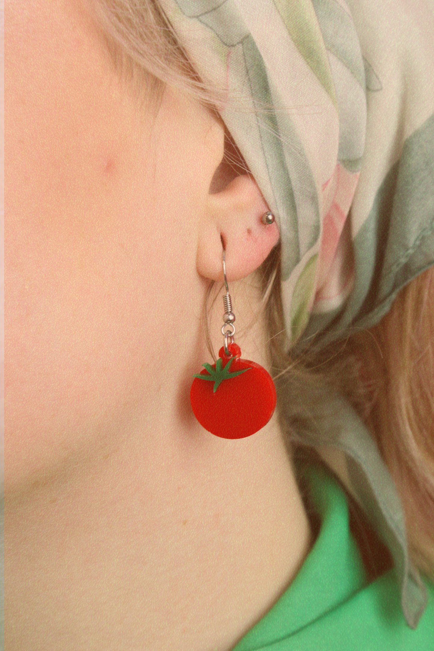 It's A Fruit Tomato Earrings