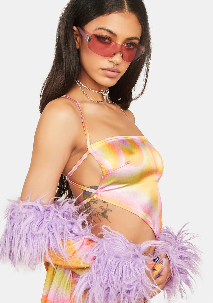 Albufeira Handkerchief Backless Crop Top