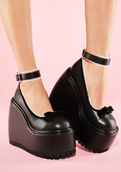All Fall Down Wedge Mary Janes