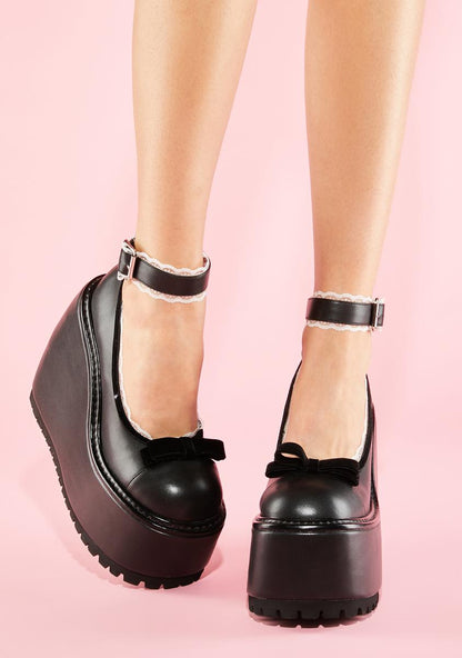 All Fall Down Wedge Mary Janes