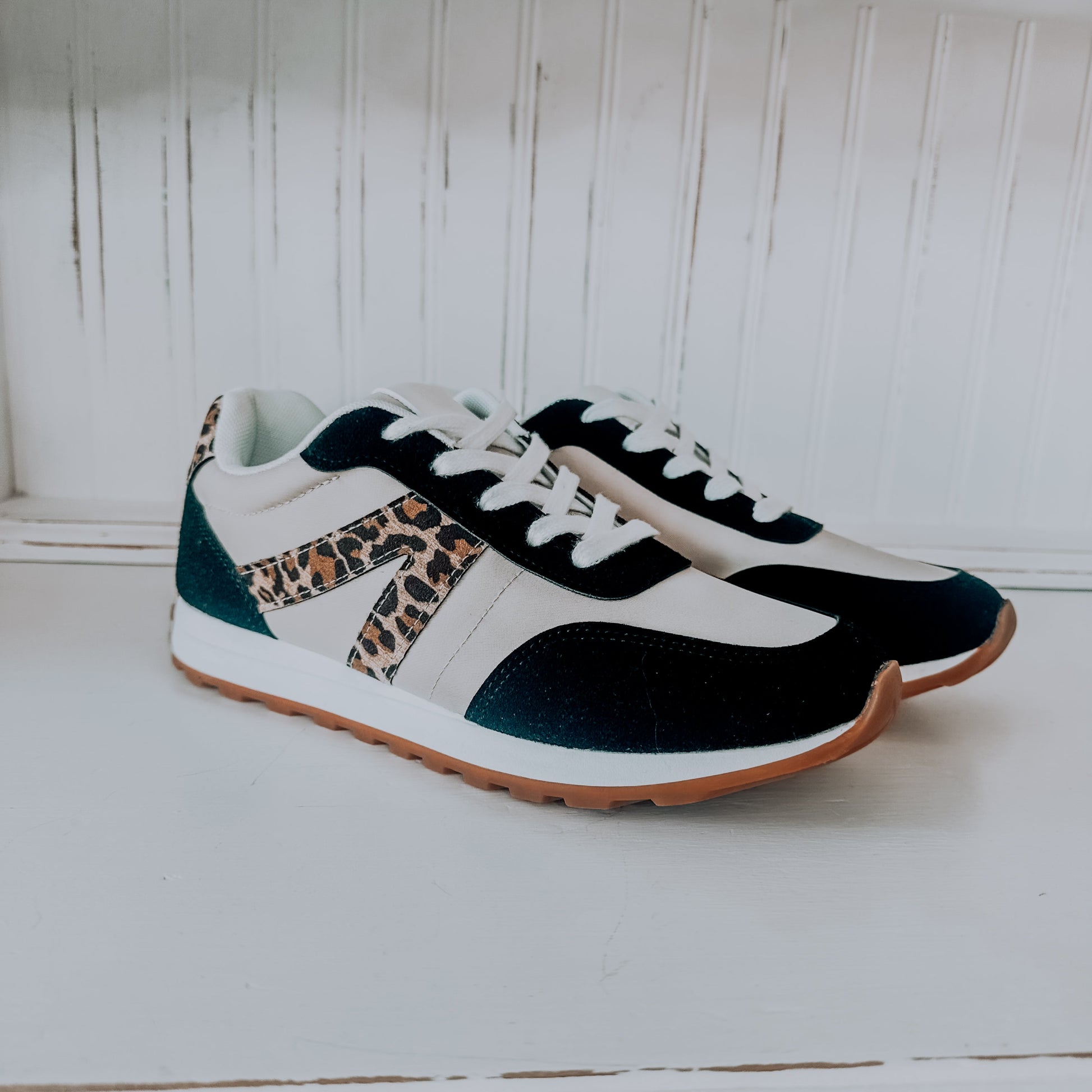 Joel Sneaker - Black Leopard