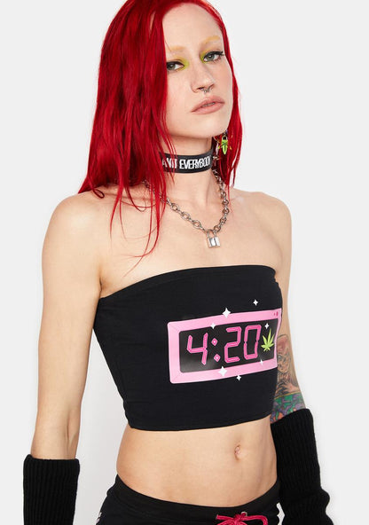 420 Clock Tube Top