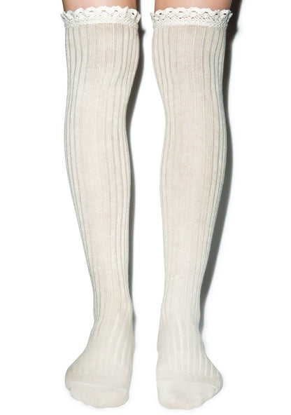 All About That Lace Knee High Socks