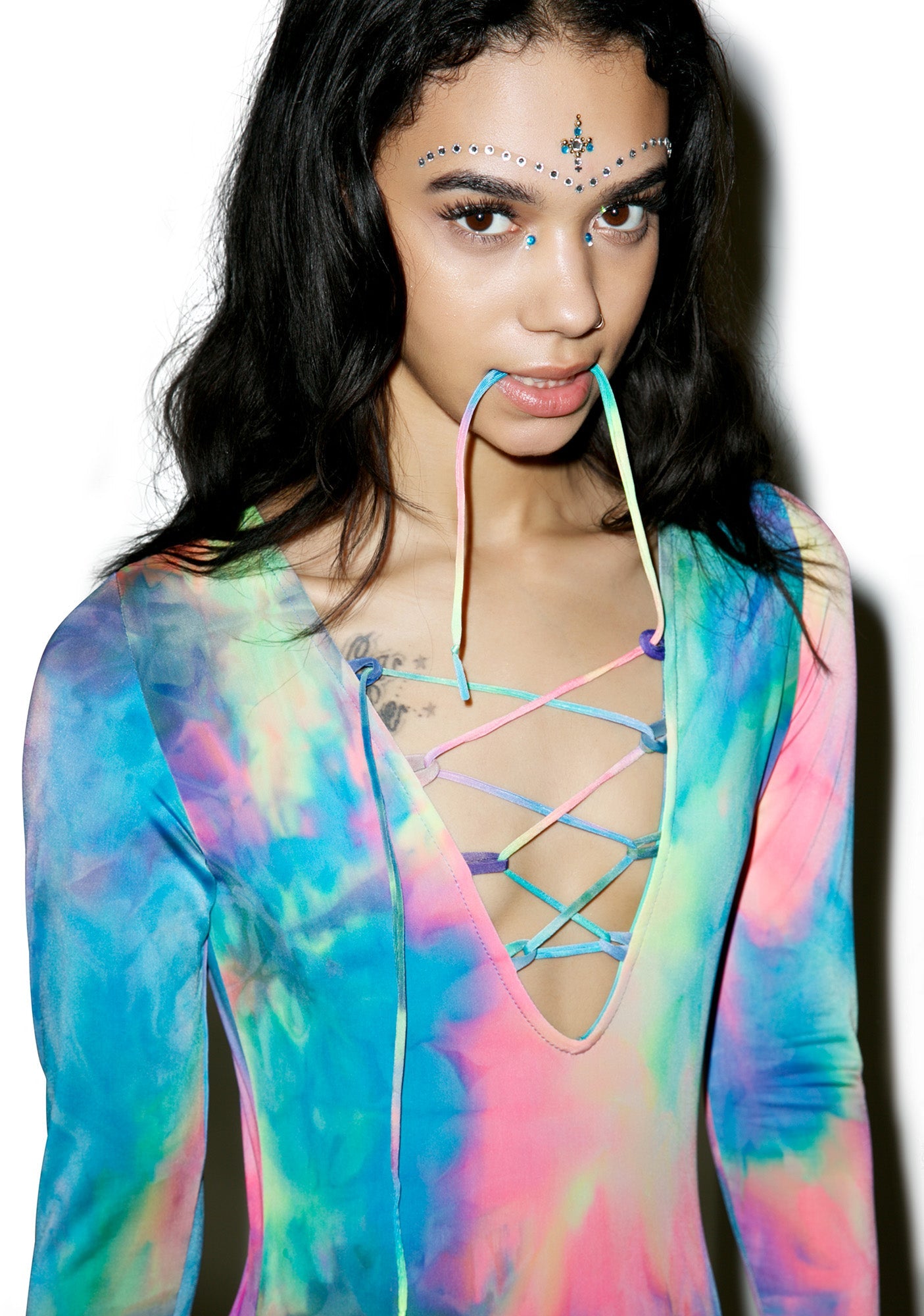 Acid Dreams Lace Up Dress