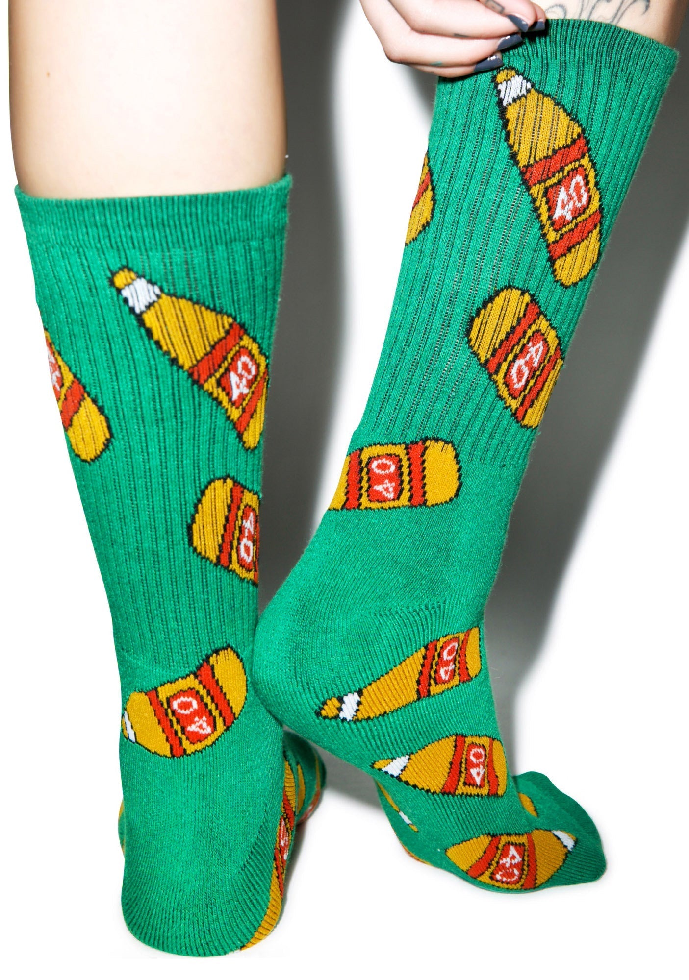 40s Socks - Green