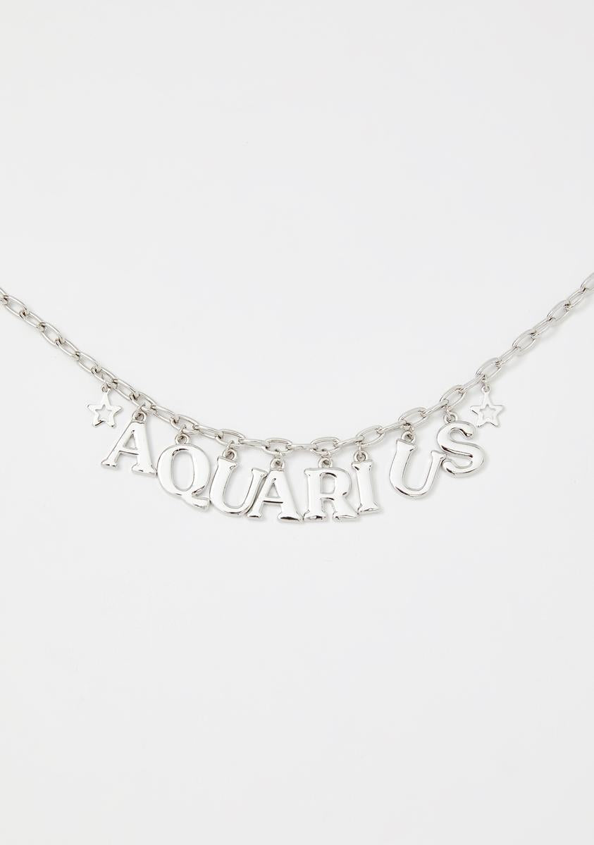 Always Aquarius Chain Necklace