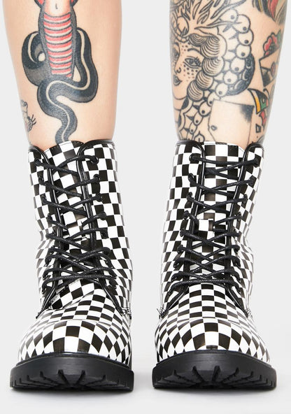 Abbey Road Combat Boots