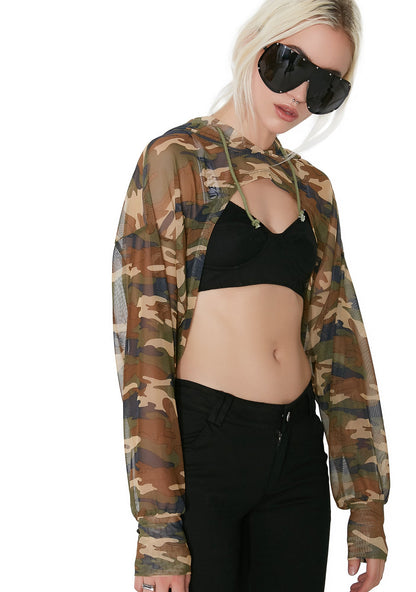 About Face Camo Hoodie