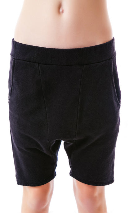 Ali Drop Crotch Short - Black