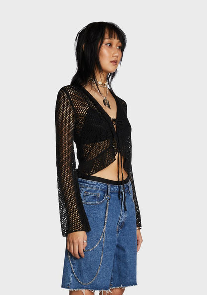 Act Fast Front Tie Top