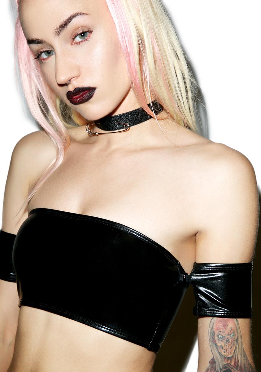 Alaska Bandeau Latex Bikini Top