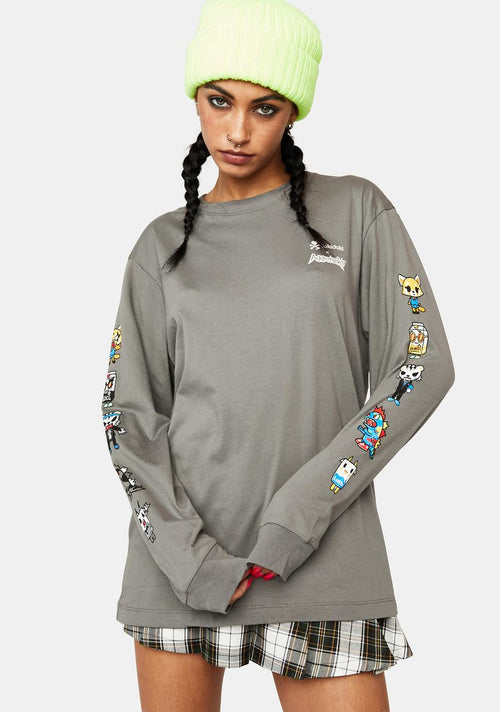 Aggretsuko Long Sleeve Tee