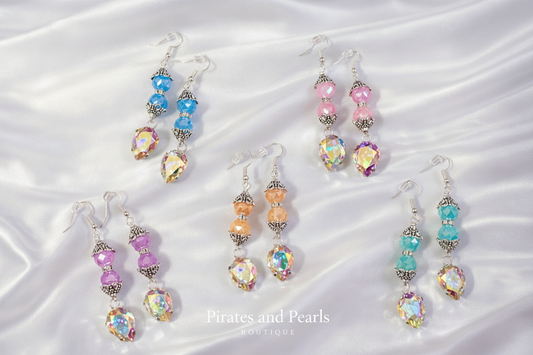 Candy Luxe Colorful Crystal Drop Earrings