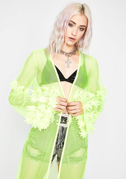 Alien Festival Faerie Sheer Kimono