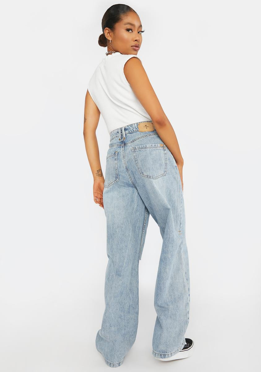 Aged Blue Billie Jeans