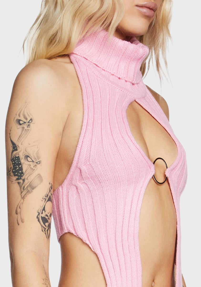 Albani Knit Top - Pink
