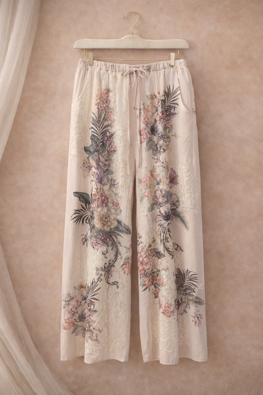 Origami - Garden Party Elegance Lace Pants