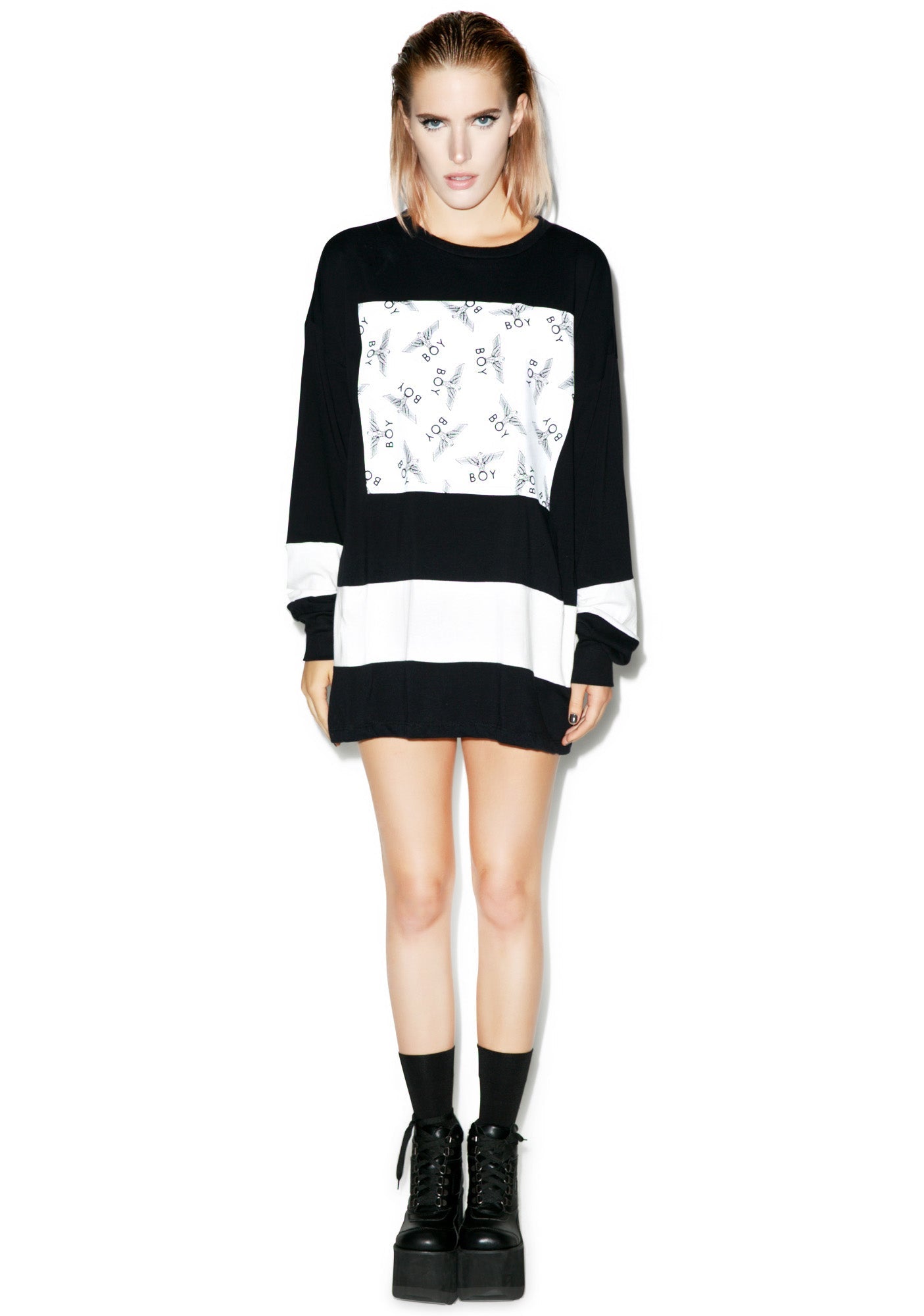 Allover Eagle Boy Long Sleeve Tee