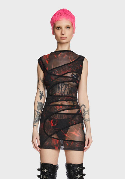 Alien Sheer Dress
