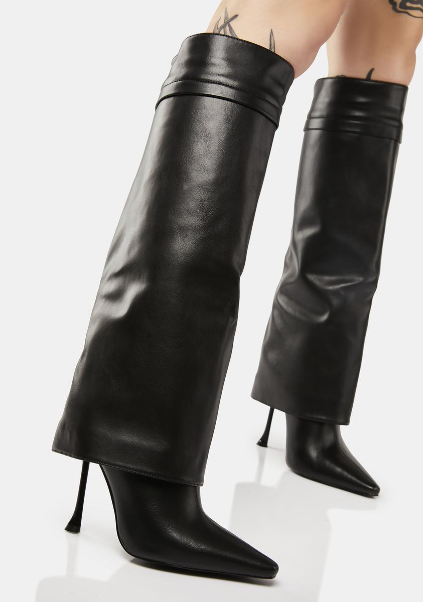 Abner Stiletto Foldover Boots