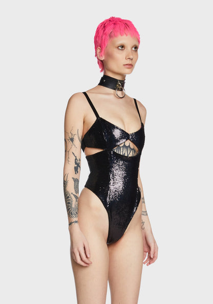 Alien Encounter Sequin Bodysuit