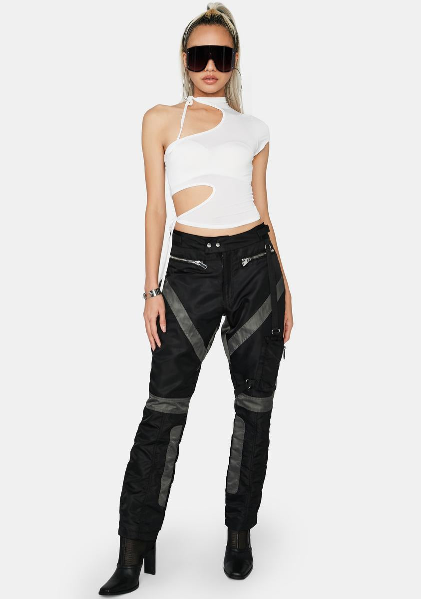 Abstract Feelings Cut-Out Top