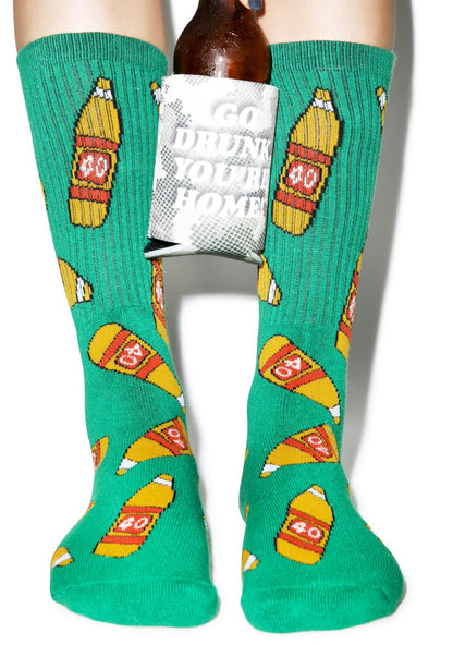 40s Socks - Green