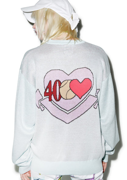 40Love Knit Crew - Light Pink