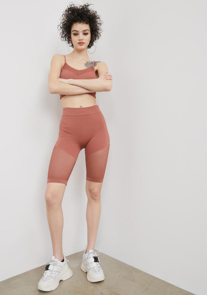10 Percent Luck Mesh Biker Shorts