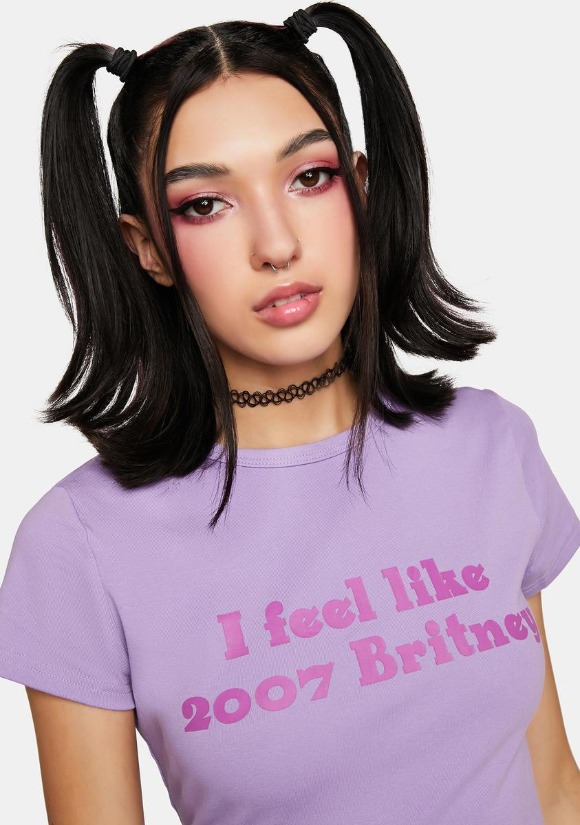 2007 Graphic Crop Tee