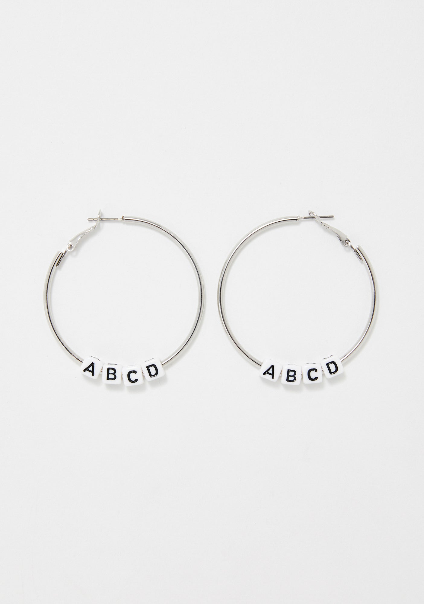 ABC Convo Hoop Earrings