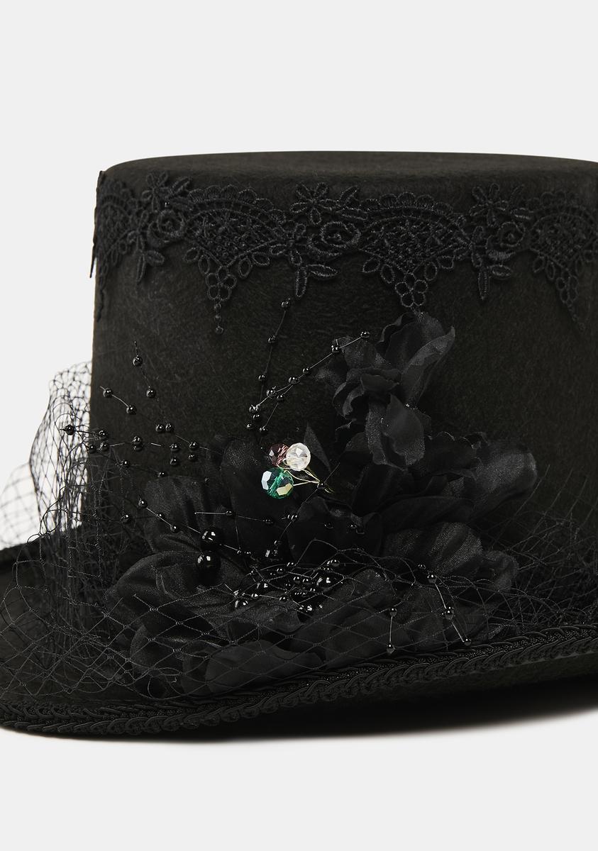 Abandoned Carnival Gothic Top Hat