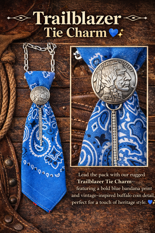 Trailblazer Tie Charm by Sandra Ling Designs