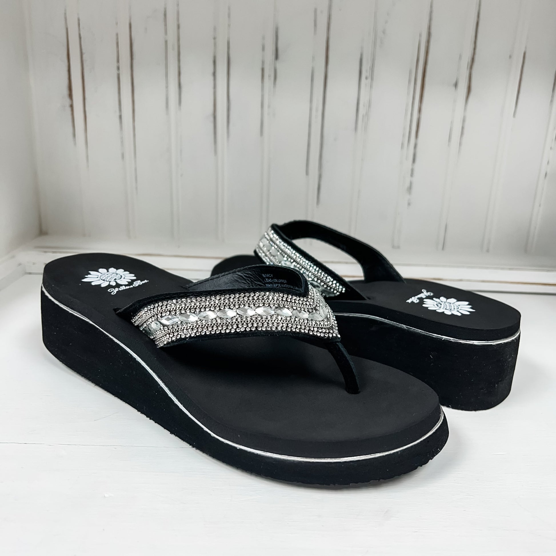 Marcy Wedge Sandal - Clear