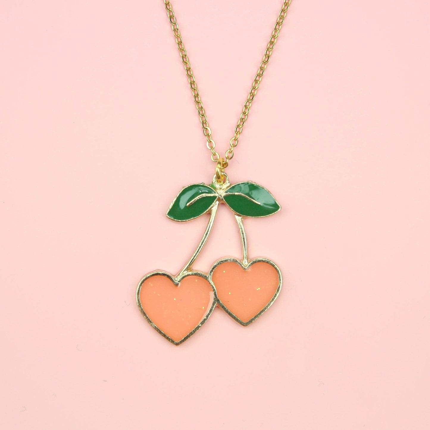 I Heart Cherries Necklace