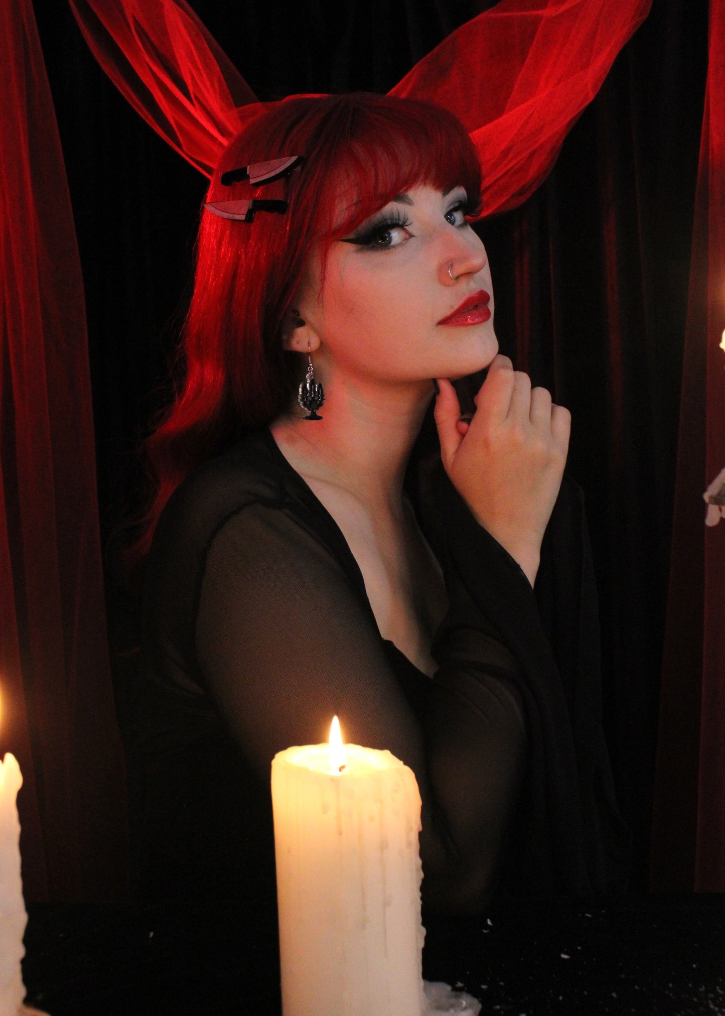 It's Lit Candelabra Earrings