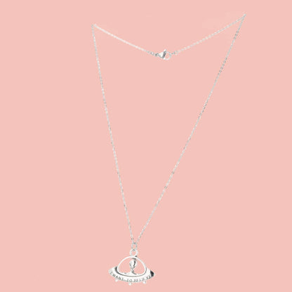 I Want To Believe UFO Necklace