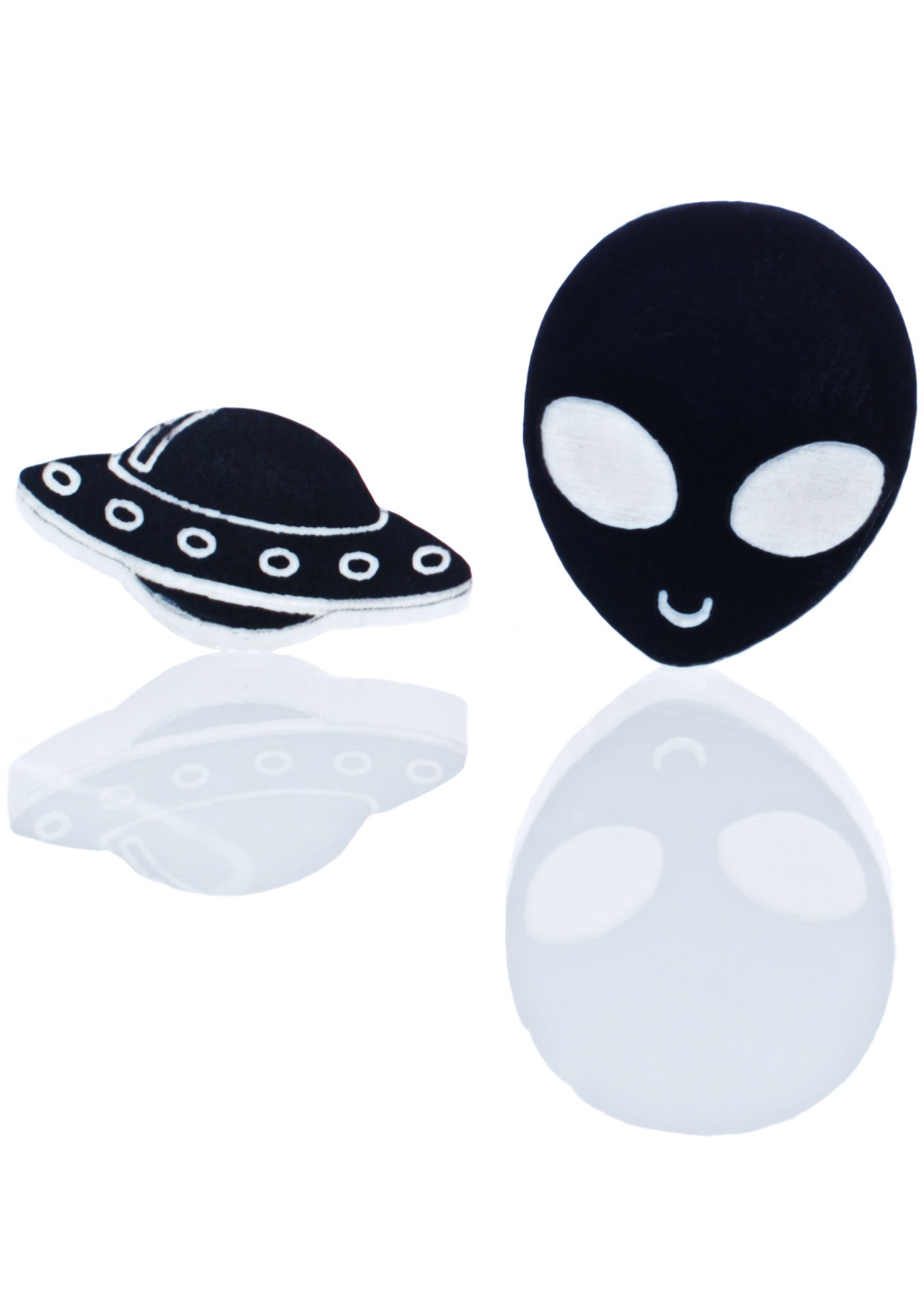 Alien UFO Earring Set