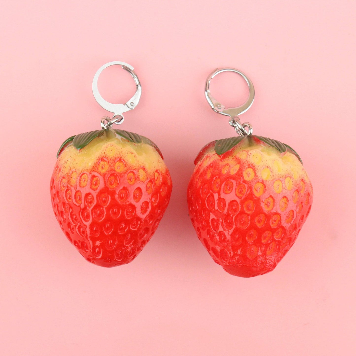 Jerry The Berry Strawberry Huggie Hoop Earrings